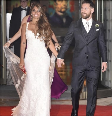 Rosa Clará, Antonella Roccuzzo, Leo Messi